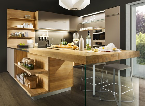 Cocinas de diseño con barra americana  Blog Europa 20 Tienda de Muebles de  Diseño en Madrid